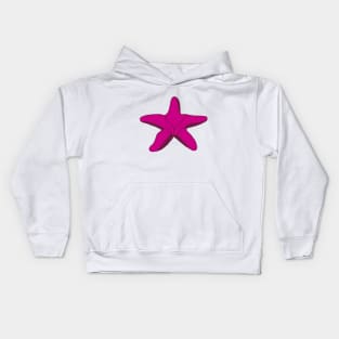 Pink Sea Star Kids Hoodie